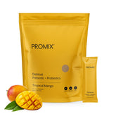 ProMix Nutrition envase Debloat sabor mango mostrando diseño frontal y beneficios