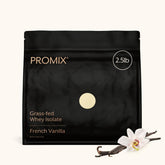 ProMix Nutrition envase vainilla mostrando diseño frontal y beneficios