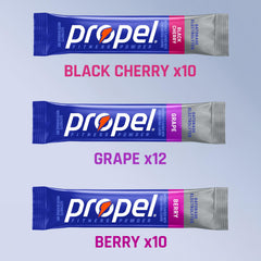 Propel sobres distribuidos sobre mesa, fácil transporte y uso
