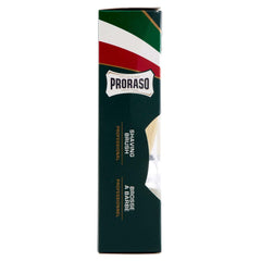 Proraso detalle de cerdas de cerda natural para mejor retención de agua