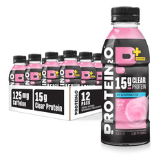 Protein2o botella frontal Cotton Candy mostrando diseño y frescura