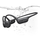 PSIER vista frontal del auricular y empaque mostrando resistencia al agua