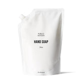 Public Goods recarga frontal 34 oz mostrando envase grande y ahorro
