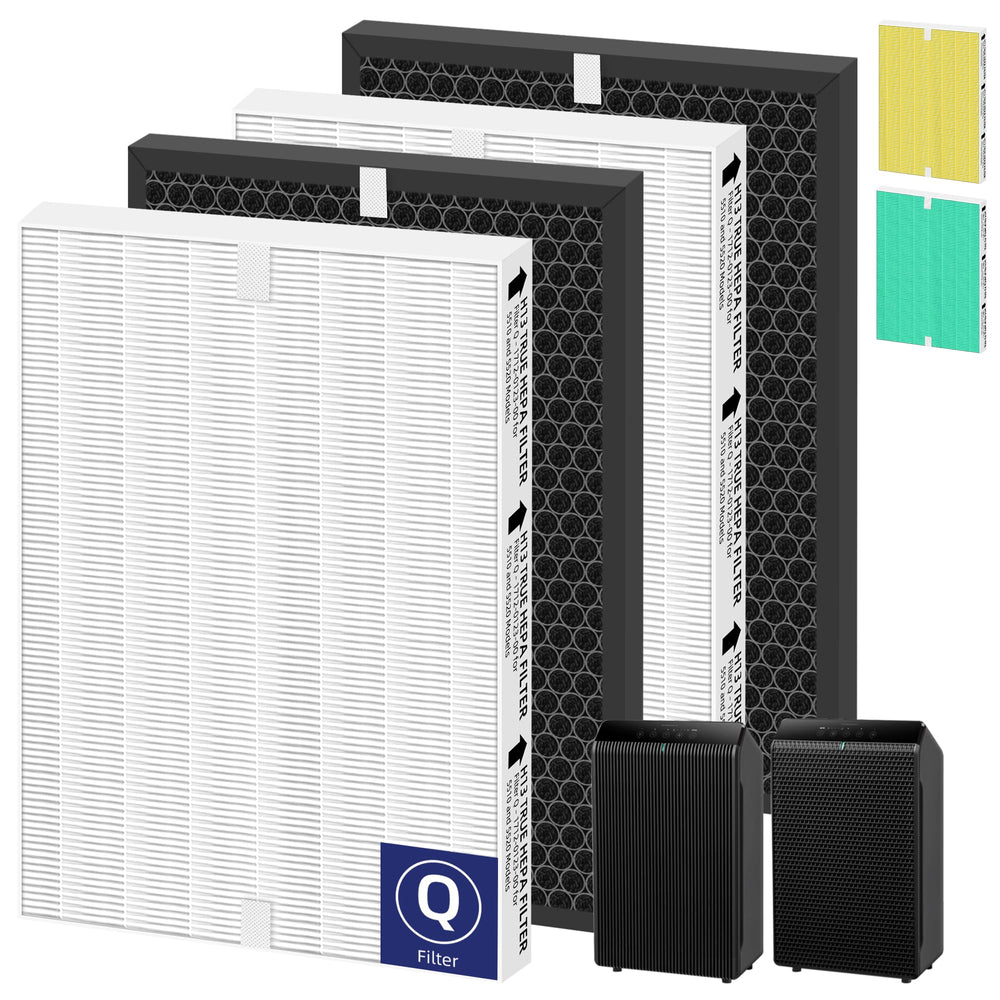 Pulluty filtro pack frontal mostrando ambos sets y beneficios de recambio