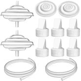 PUMPMOM-US frente del empaque con accesorios listos para usar y protección