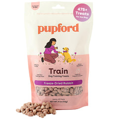 Pupford empaque frontal mostrando el tamaño y marca, ideal para entrenamiento