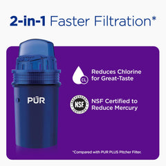 PUR grifo abatible sirviendo agua filtrada para mayor comodidad