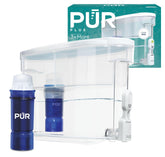 PUR dispensador frontal mostrando capacidad y aspecto moderno, agua más pura