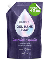 Puracy recarga 48 oz vista frontal, envase grande y práctico