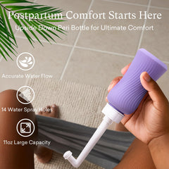 PurComfy paquete abierto mostrando bragas desechables para cambios rápidos