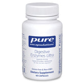 Pure Encapsulations caja frontal mostrando 90 cápsulas y beneficio de soporte digestivo