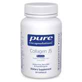 Pure Encapsulations frasco Collagen JS frontal mostrando diseño y cantidad