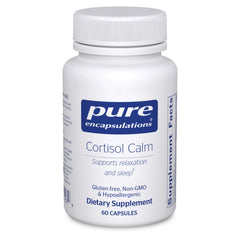 Pure Encapsulations frasco frontal mostrando diseño claro y confianza