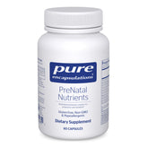 Pure Encapsulations frasco frontal mostrando 60 cápsulas y claridad de marca