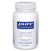 Pure Encapsulations frasco frontal mostrando etiqueta clara y beneficio de pureza