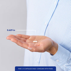 Pure Encapsulations etiqueta con información nutricional y pureza