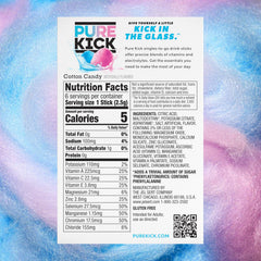 PURE KICK mezclando en botella portátil para hidratación rápida y práctica