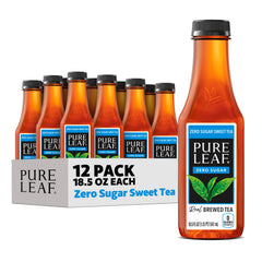 Pure Leaf botella frontal mostrando etiqueta y tamaño práctico