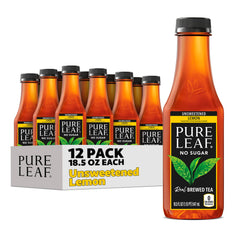 Pure Leaf frente del empaque mostrando botellas y conveniencia
