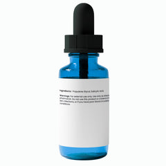 Pure Original Ingredients etiqueta con ingredientes y concentración clara para seguridad