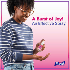 Purell detalle del atomizador y cierre para aplicación precisa y cómoda
