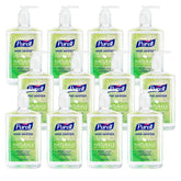Purell mostrando botella con dosificador y fácil acceso