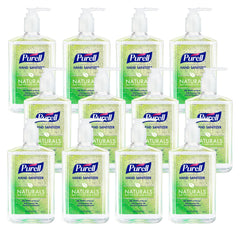 Purell mostrando botella con dosificador y fácil acceso