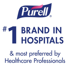 Purell en recepción corporativa facilita desinfección frecuente