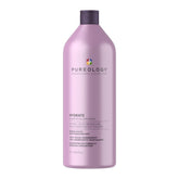 Pureology Hydrate frontal del envase mostrando tamaño y diseño, hidratación prolongada