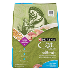Purina Cat Chow bolsa frontal mostrando etiqueta y beneficios principales
