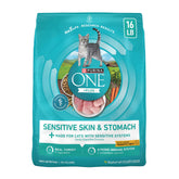 Purina ONE bolsa 16 lb frente mostrando diseño y beneficios clave