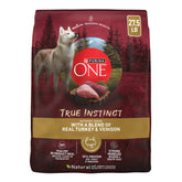 Purina ONE bolsa frontal pavo y venado mostrando presentación 27.5 lb