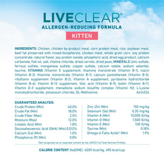 Purina ONE LiveClear detalle de pollo real como ingrediente principal