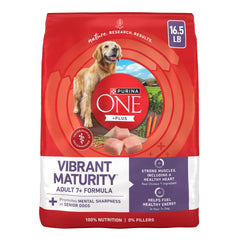 Purina ONE empaque frontal 16.5 lb mostrando información clave y confianza
