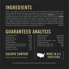 Purina Pro Plan etiqueta nutricional en detalle, evidencia de ingredientes clave