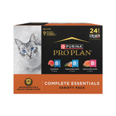 Purina Pro Plan frente del empaque mostrando variedad y conveniencia