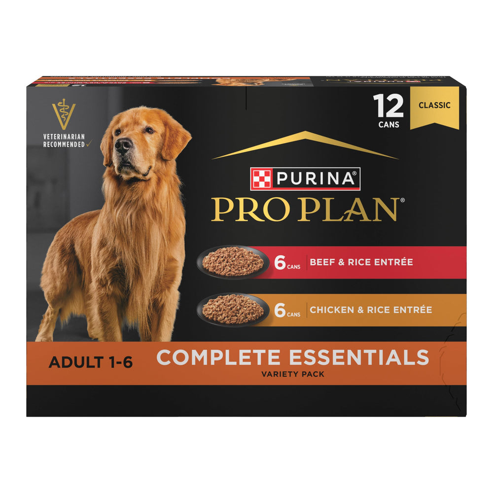 Purina Pro Plan frente del pack mostrando latas y beneficio nutricional