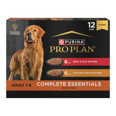 Purina Pro Plan frente del pack mostrando latas y beneficio nutricional