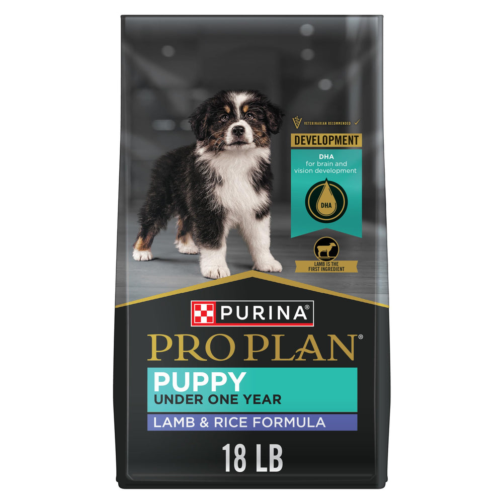 Purina Pro Plan frente del paquete mostrando el tamaño y beneficios