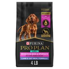 Purina Pro Plan frente del empaque 4 lb mostrando fórmula para cachorros