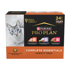 Purina Pro Plan primer plano del envase que muestra la marca y beneficio nutricional