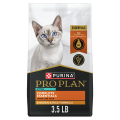 Purina Pro Plan empaque frontal mostrando fórmula para gatitos y beneficios