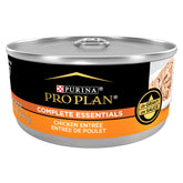 Purina Pro Plan lata frente mostrando la etiqueta y beneficio nutricional