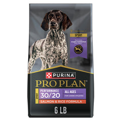 Purina Pro Plan frente de bolsa mostrando la marca y beneficio rendimiento