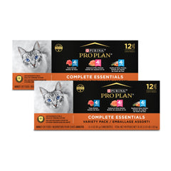 Purina Pro Plan disposición de las distintas recetas del pack, variedad para el gato