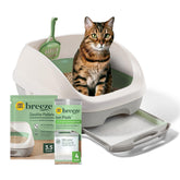 Purina Tidy Cats bandeja frontal mostrando limpieza y fácil acceso
