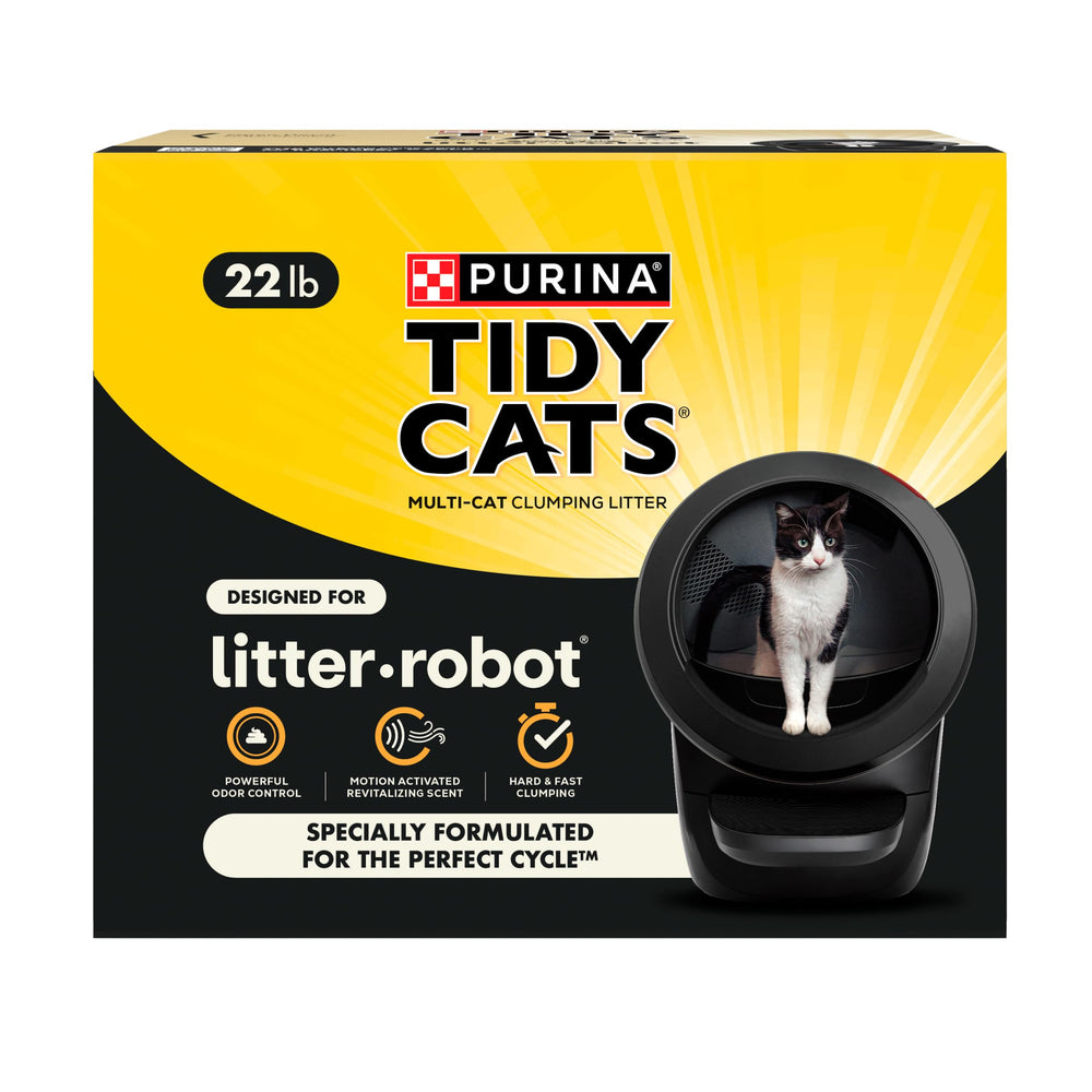 Purina Tidy Cats frente del paquete mostrando marca y formula compatible