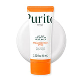 PURITO frontal del envase mostrando diseño y protección SPF 50