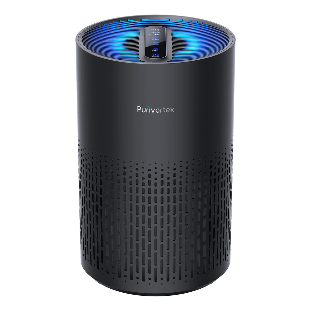 Purivortex PX500 vista frontal mostrando diseño compacto y flujo de aire
