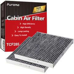 Puroma paquete frontal del filtro mostrando ajuste rápido y compatibilidad